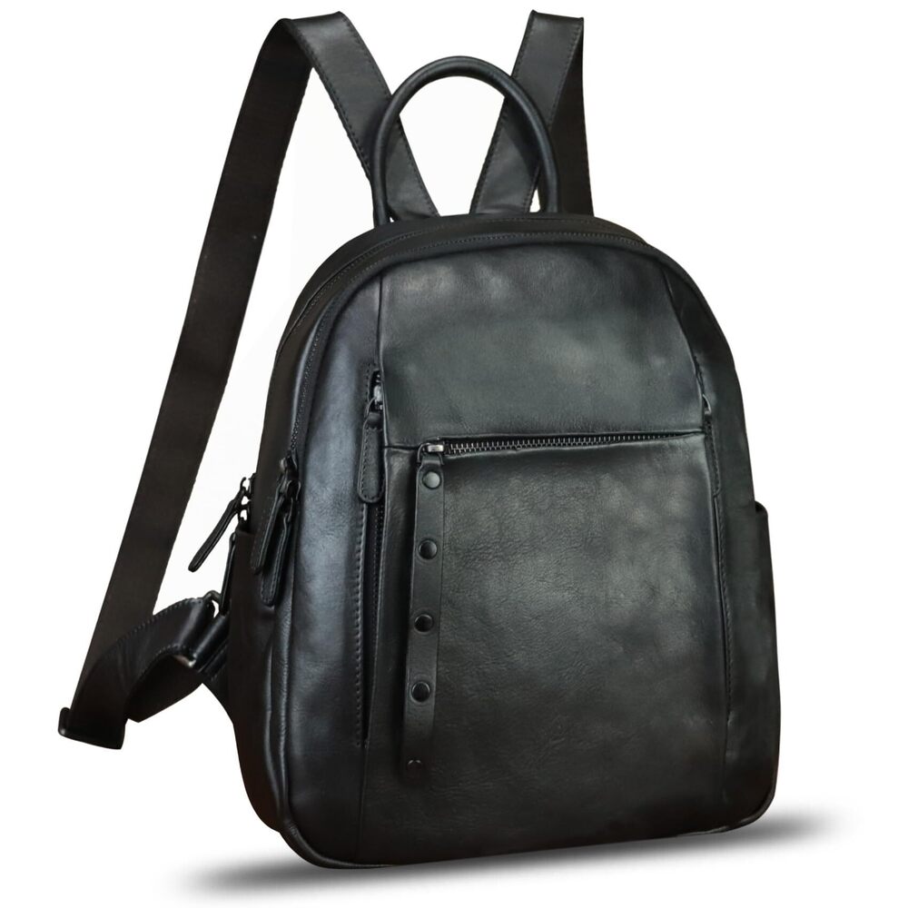7430 Leather Backpack Vintage Casual Daypack Purse Back Bag Handmade
